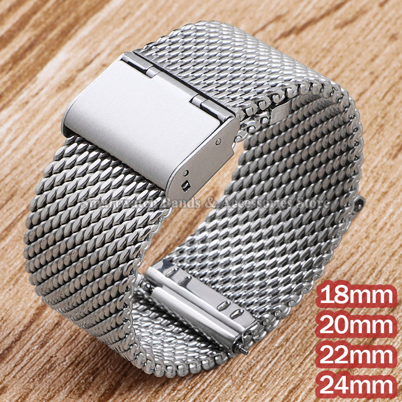 Mesh Strap Metal - 1.0 Milanese Mesh Steel Strap 18mm