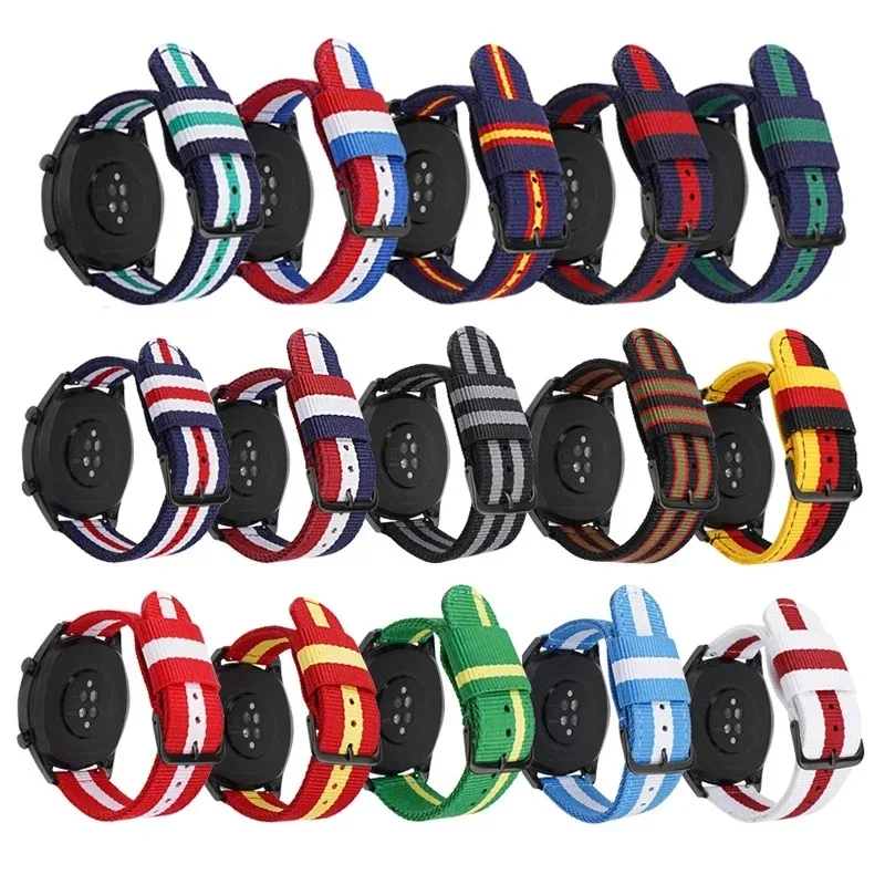 Nylon Watch Strap 20mm 22mm Qu - Canvas Strap Watch recension och pris