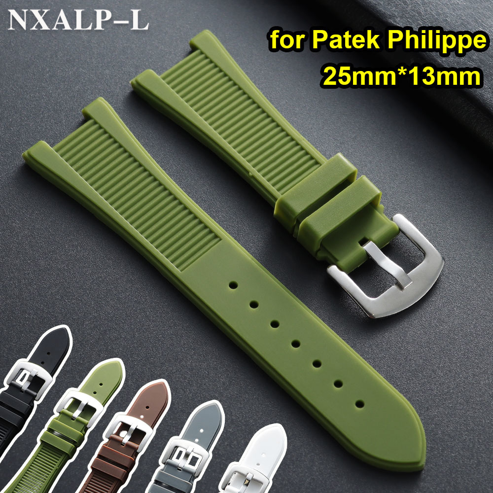 Silicone Watch Strap 25mm*13mm - Patek Philippe Watch Aquanaut recension och pris
