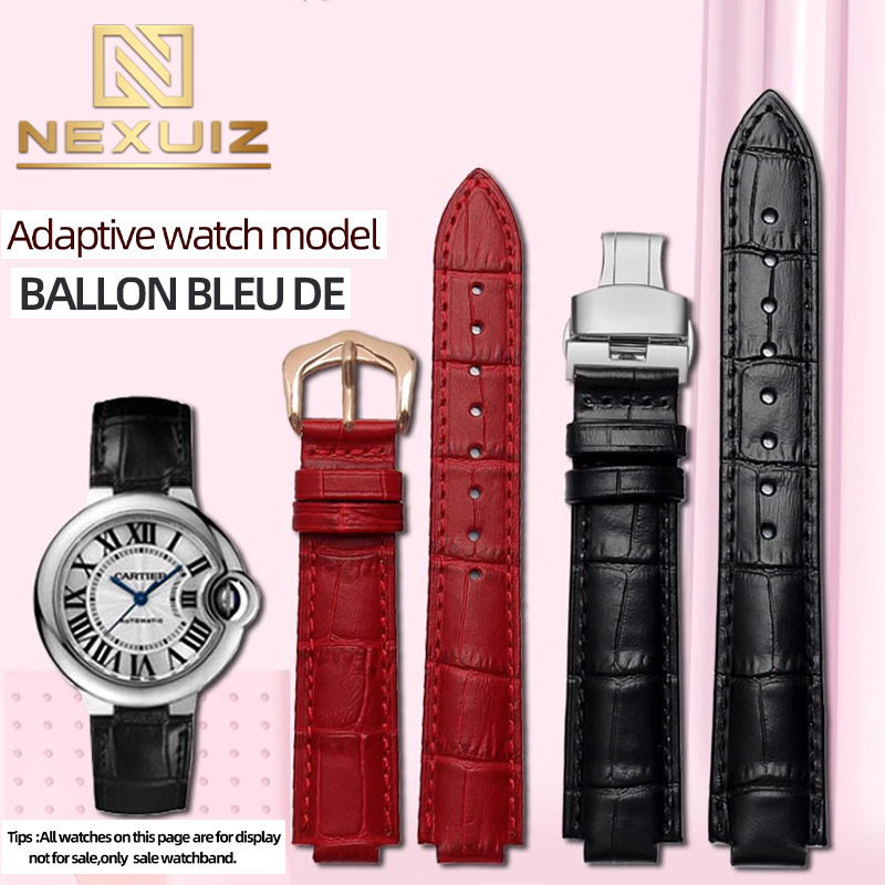 Leather Watch Band For  BALLON - Cartier Watch Ballon Bleu recension och pris