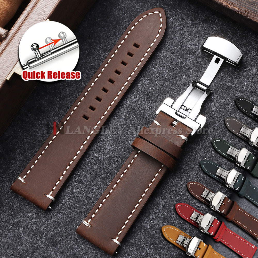 Genuine Calfskin Watch Band fo - Omega Watch Speedmaster recension och pris