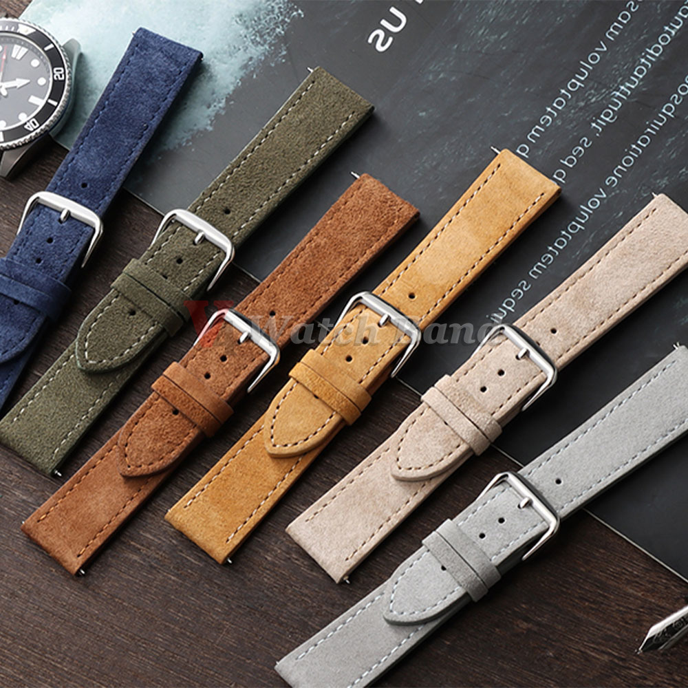 Suede Leather Watch Strap 18mm - Suede Strap Watch recension och pris