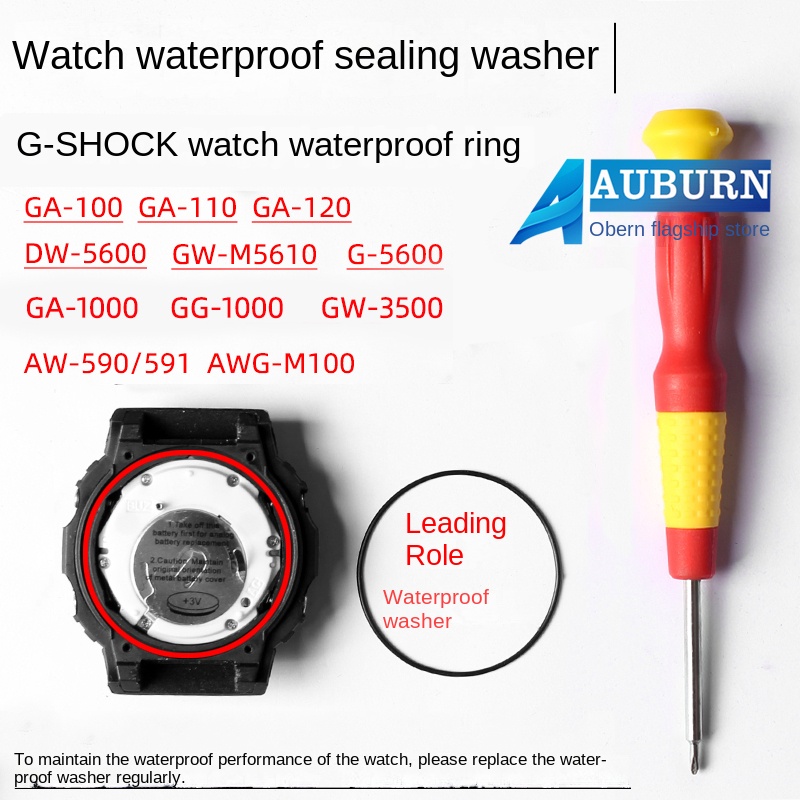 Rear cover waterproof ring for - Casio Watch G-Shock Ga-2100 recension och pris
