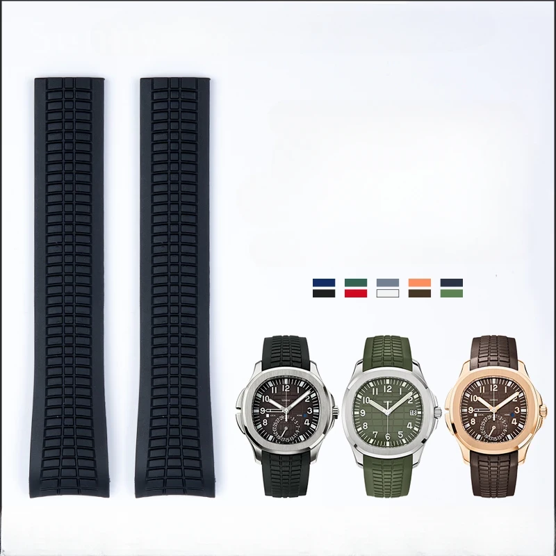 Imported 21mm Sweatproof Silic - Patek Philippe Watch Aquanaut recension och pris