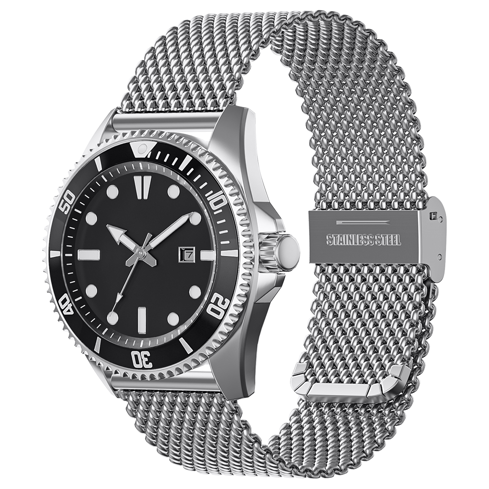 18mm 20mm 22mm 24mm Bands Univ - Mesh Strap Metal recension och pris