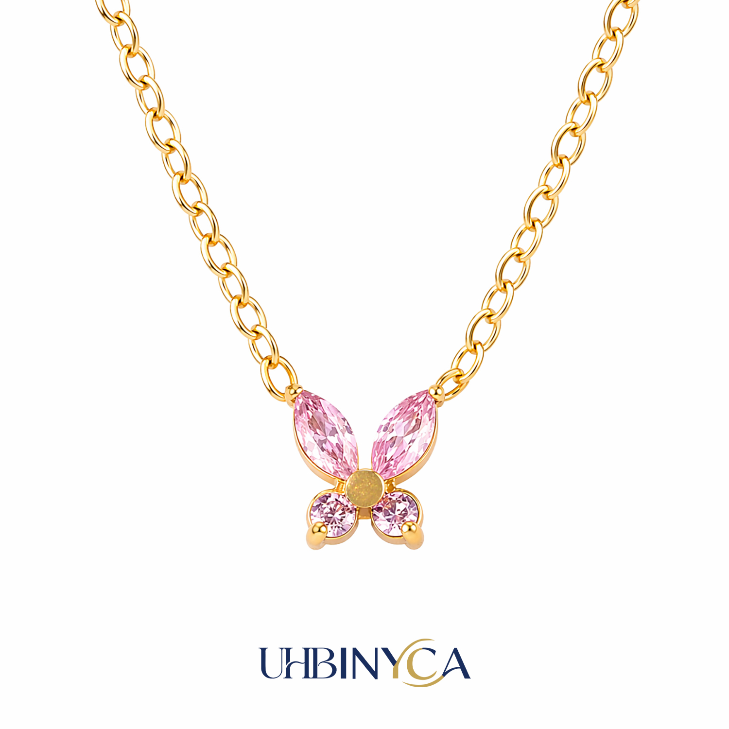 Sparkling Zirconia Butterfly P - Butterfly Clasp Deployant recension och pris