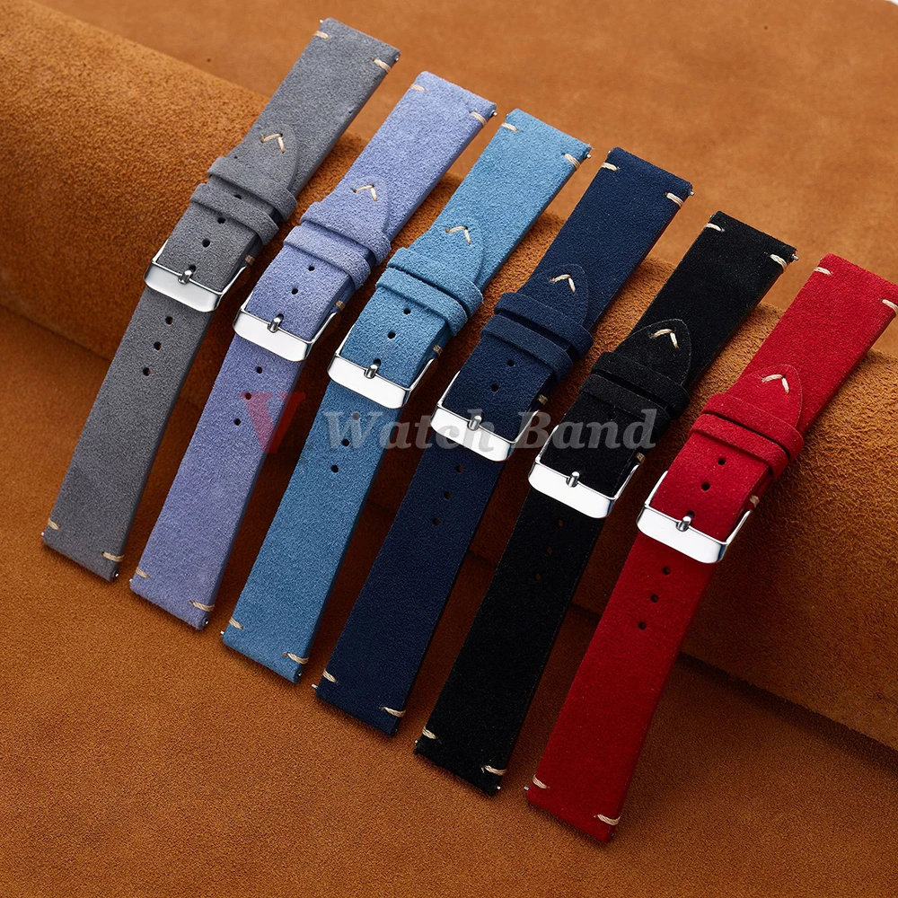 14mm 16mm 18mm Wristband Quick - Suede Strap Watch recension och pris