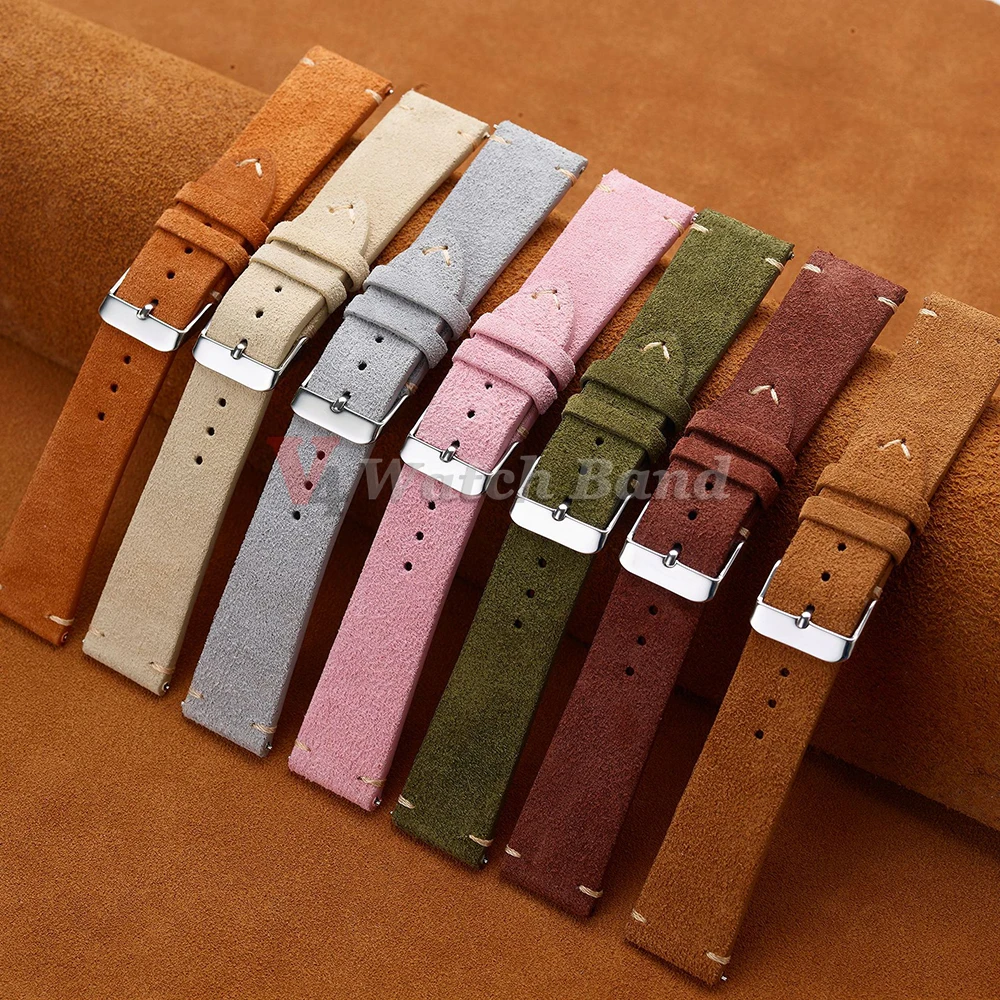 14mm 16mm 18mm Wristband Quick - Suede Strap Watch recension och pris