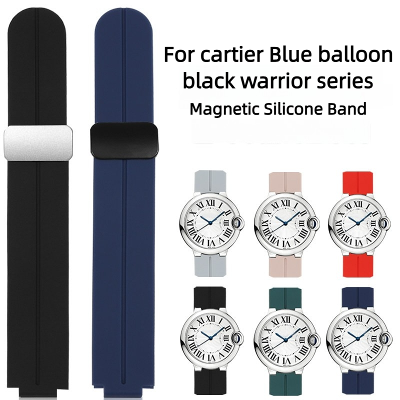 Convex end Magnetic Watch Stra - Cartier Watch Ballon Bleu recension och pris