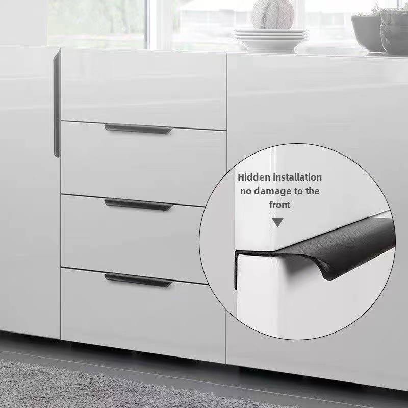 Hidden Aluminum Cabinet Pulls  - Curved Spring Bar recension och pris