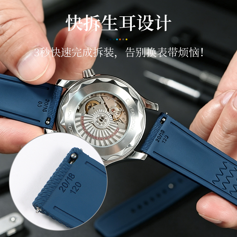 Nylon‑Texture FKM Fluororubber - Audemars Piguet Watch Code 11.59 recension och pris