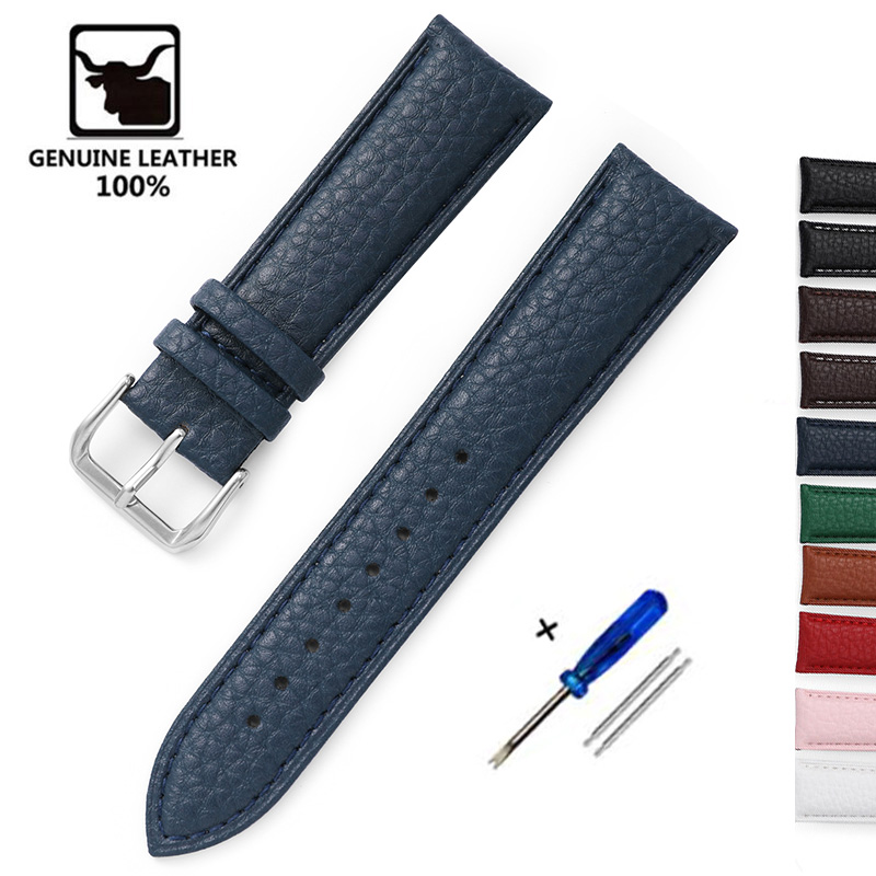 Litchi Pattern Soft Leather Wa - Suede Strap Watch recension och pris
