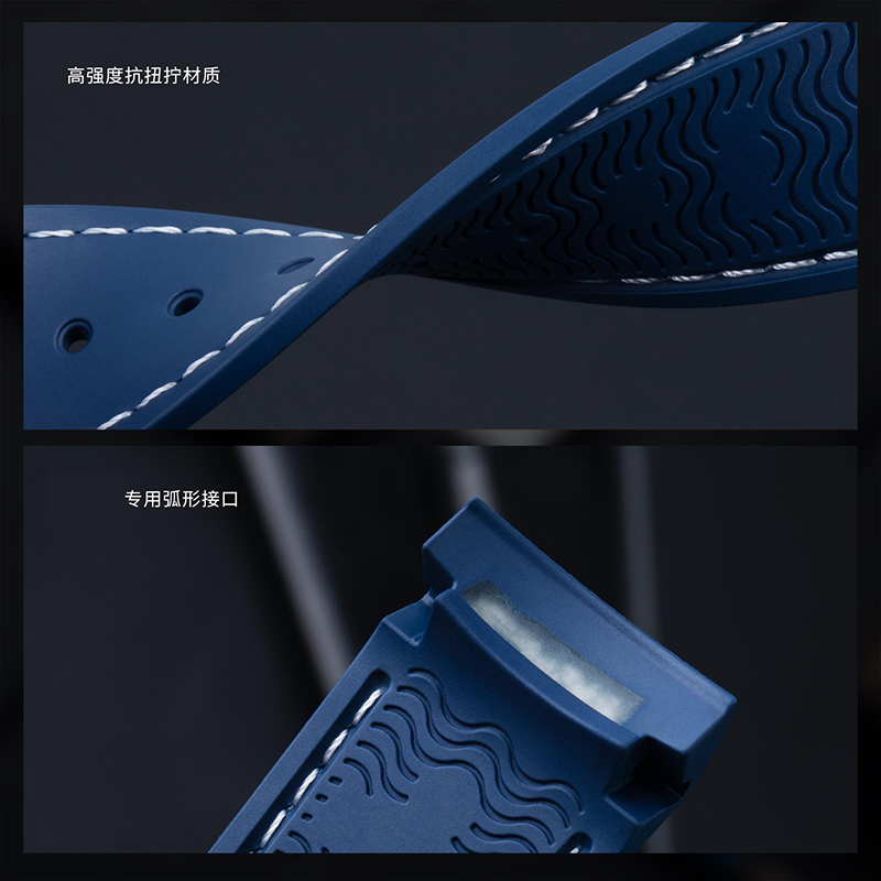 Curved End Rubber Silicone Wat - Omega Watch Speedmaster recension och pris