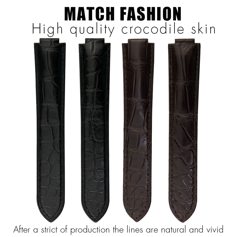 Crocodile Leather Watch Strap  - Cartier Watch Ballon Bleu recension och pris