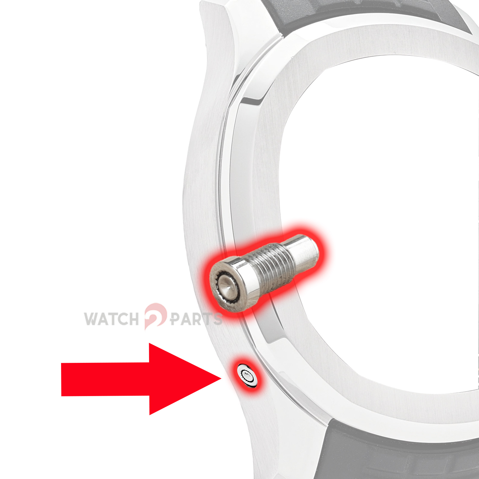 Time Set Screw Invisible Butto - Patek Philippe Watch Aquanaut recension och pris