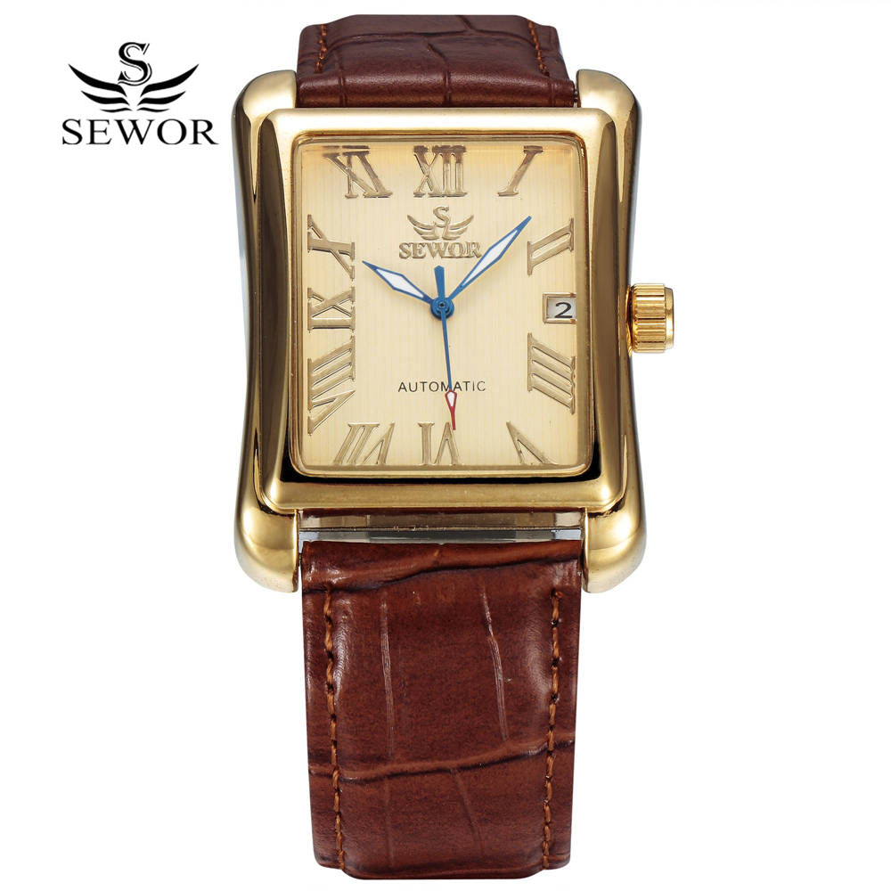 SEWOR Top Brand Luxury Men Wat - Cartier Watch Santos recension och pris