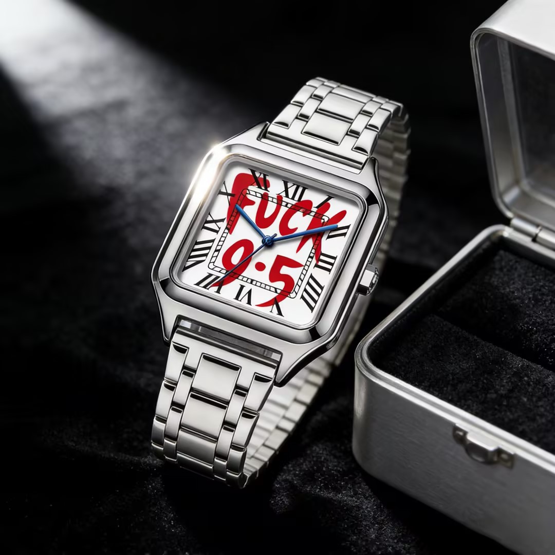 FUCK9.5 Stainless Steel Alloy  - Cartier Watch Santos recension och pris
