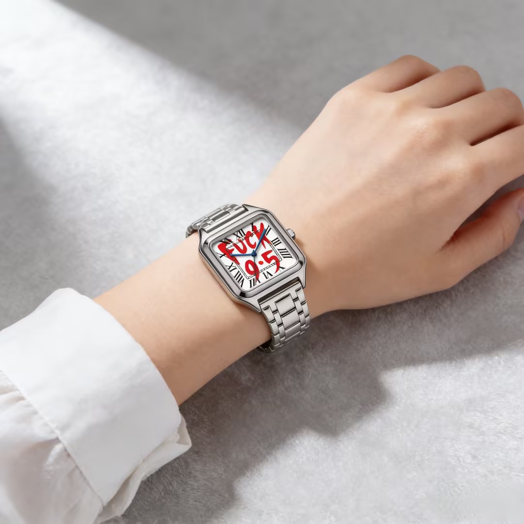 FUCK9.5 Stainless Steel Alloy  - Cartier Watch Santos recension och pris
