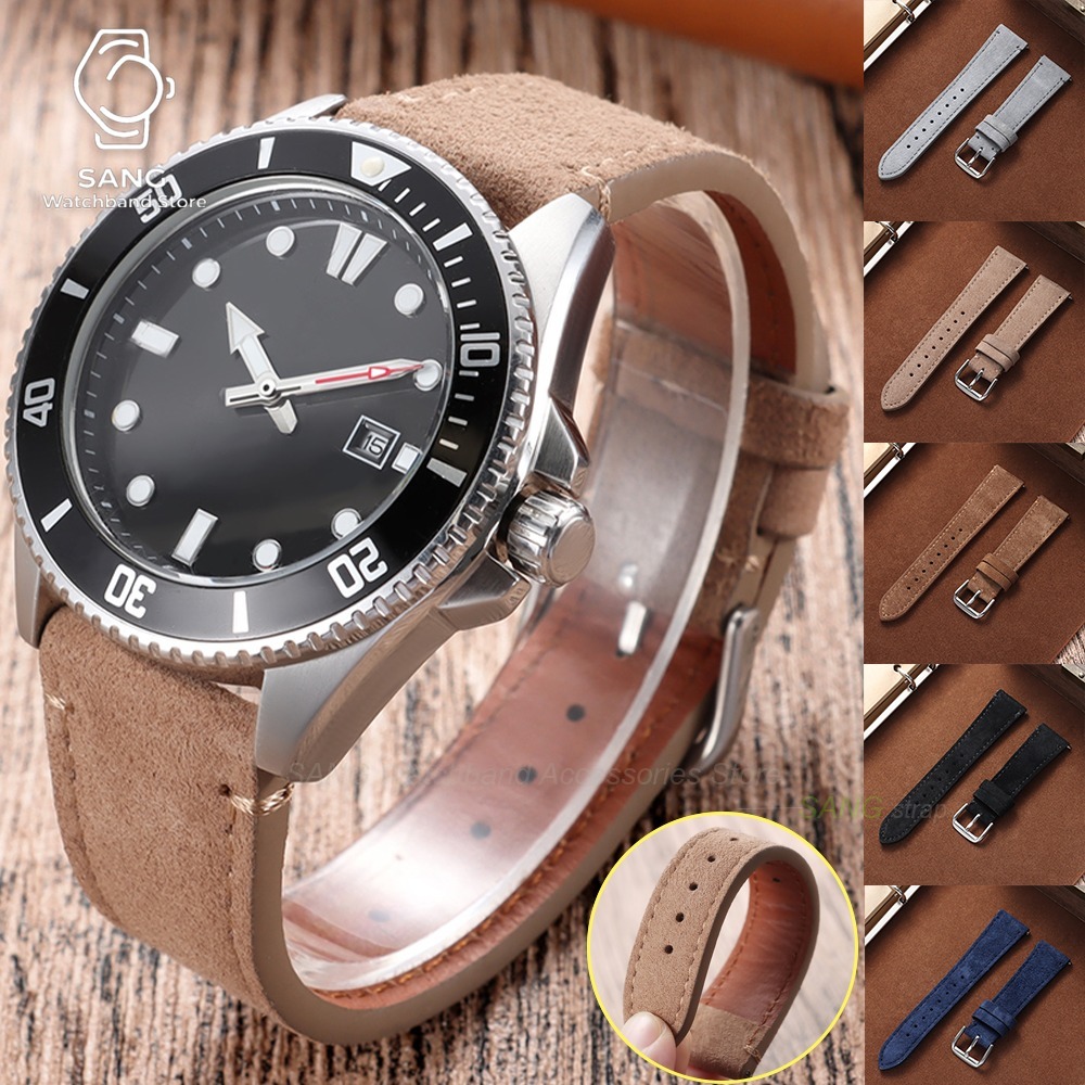 20mm 22mm Universal Men Women  - Suede Strap Watch recension och pris