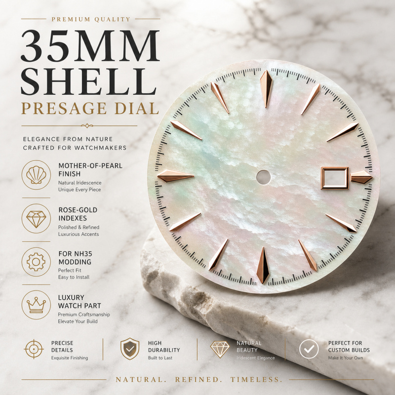 NH35 shell Presage dial 35mm r - Seiko Watch Presage recension och pris