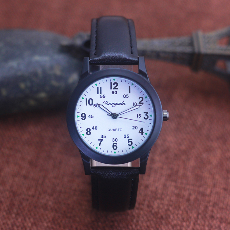 Chaoyada Fashion Men Boys Leat - Leather Watch Band Men recension och pris