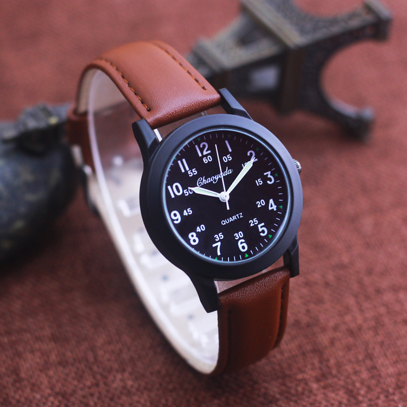 Chaoyada Fashion Men Boys Leat - Leather Watch Band Men recension och pris