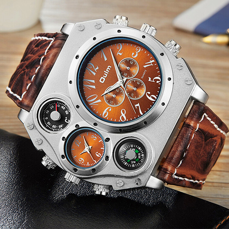 New Model OULM Watch Men Quart - Leather Watch Band Men recension och pris