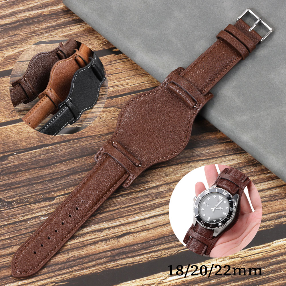 Genuine Leather Watch Band for - Omega Watch Speedmaster recension och pris