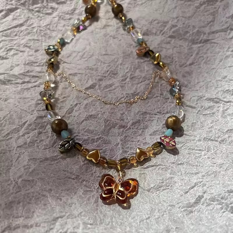 Boho Natural Tiger Eye Stone B - Butterfly Clasp Deployant recension och pris