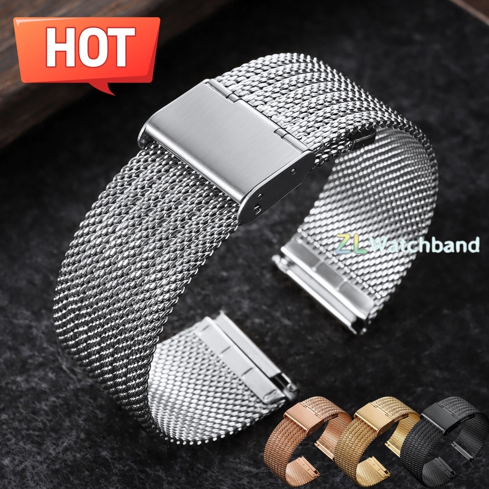 Stainless Steel 0.6 Mesh Watch - Mesh Strap Metal recension och pris