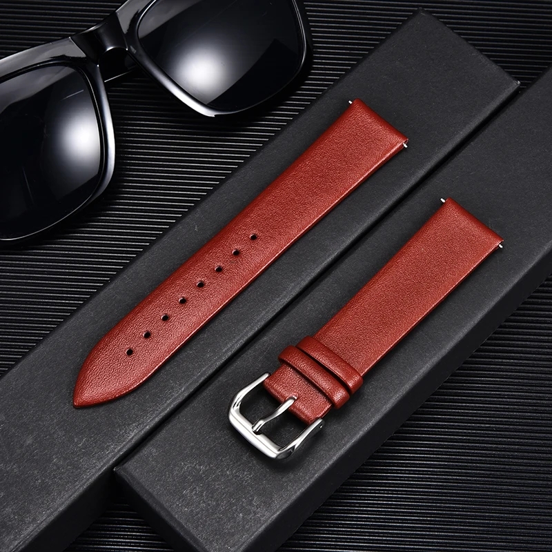 Ultra-thin Calfskin Leather Wa - Suede Strap Watch recension och pris