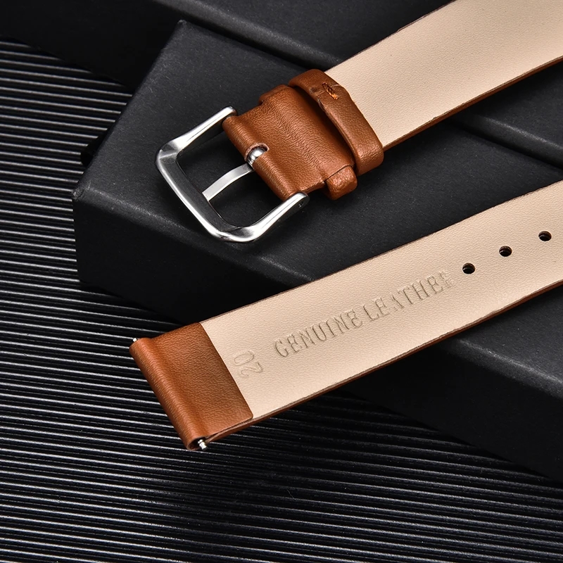 Ultra-thin Calfskin Leather Wa - Suede Strap Watch recension och pris