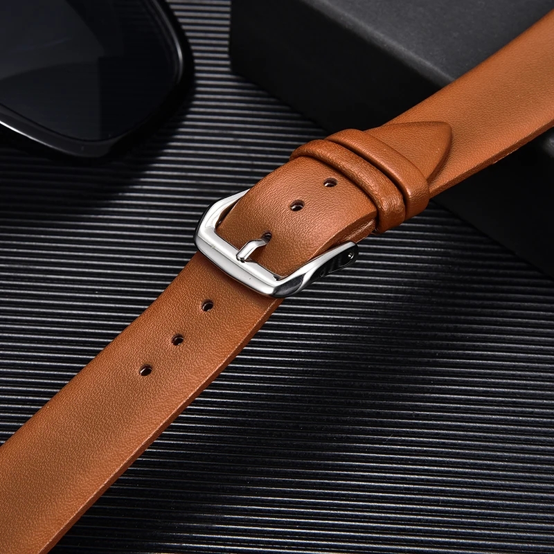Ultra-thin Calfskin Leather Wa - Suede Strap Watch recension och pris