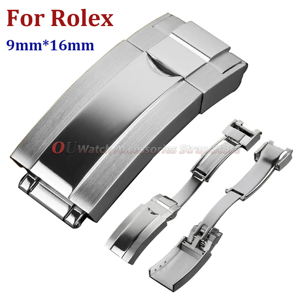 9mmx16mm Stainless Steel Deplo - Rolex Watch Submariner recension och pris