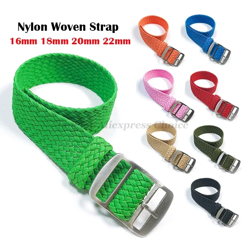 Fabric Woven Nylon Watch Band  - Perlon Strap Woven recension och pris