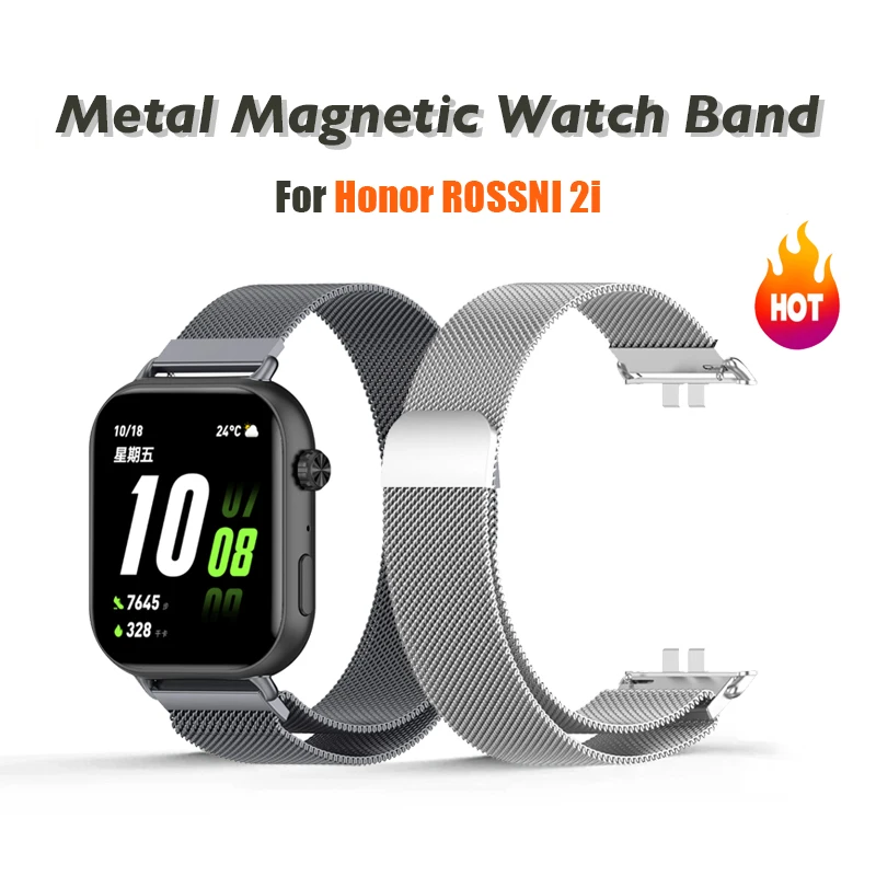 Stainless Steel Metal Magnetic - Mesh Strap Metal recension och pris