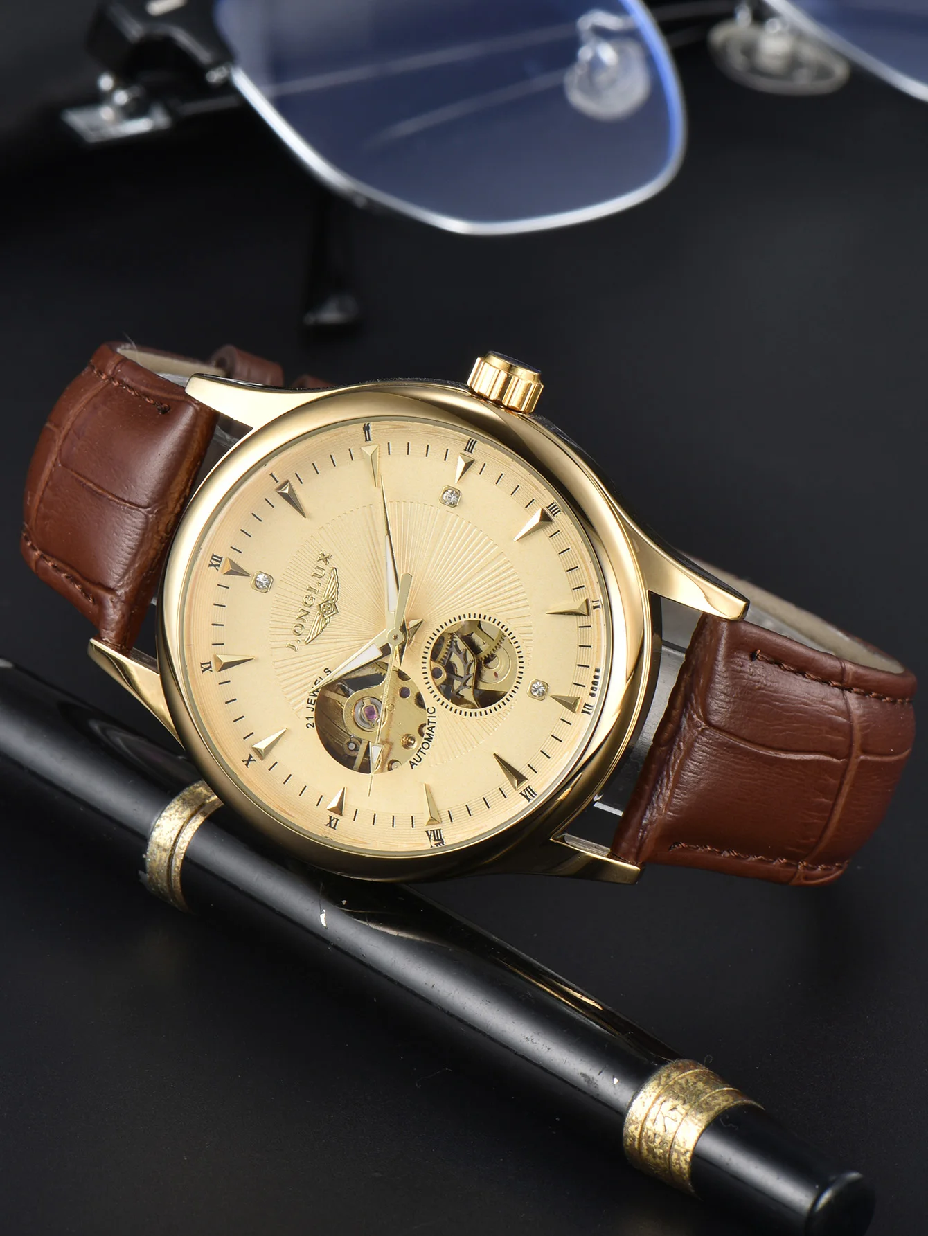 LONGLUX Automatic Watch Elegan - Seiko Watch Presage recension och pris